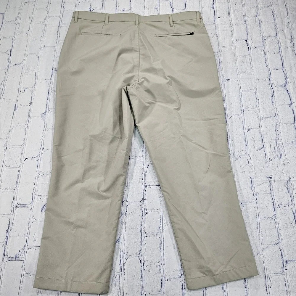 Banana Republic Chino Pants Mens 38x25 Khaki Performance Stretch Casual Trousers